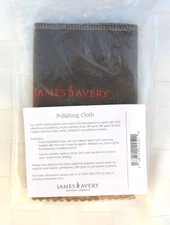 NEW JAMES AVERY JEWELRY CARE CLOTH  Cleaning & Polishing Jewelry Silver, Gold ++