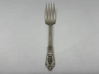 Sterling Silver Rose Point By Wallace 8" Meat Serving Fork ~ 70 Grams