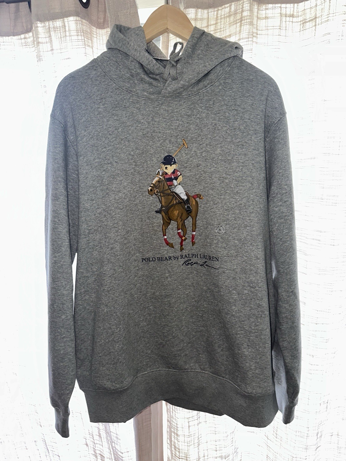 Polo Ralph Lauren Big Pony Polo Bear con cappuccio taglia XL nuova con etichetta
