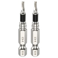 2 StüCk H2 Schraubendreher-Bit 2Mm 1/4-Zoll 50Mm