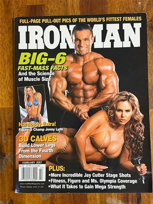 IRONMAN bodybuilding female muscle magazine STEVE NAMAT & TIMEA/Jenny Lynn 2-07