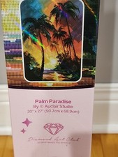 Diamond Art Club Palm Paradise Auclair Studio 20x27 New Wear To Box