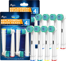 Replacement Brush Heads Compatible with Oral B- Sensitive Gum Care Electric Toot