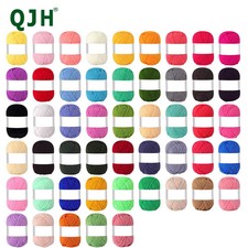 Yarn 4 Ply Milk Cotton 25/50pcs Hand Knitting Crocheting Scarves Sweaters