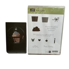Stampin Up Create A Cupcake Coordinating Punch Retired XL Party Celebrate