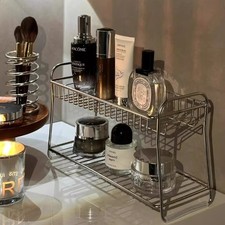 Stainless Steel Bathroom Organizer, Sink Shelf Storage Rack for Vanity