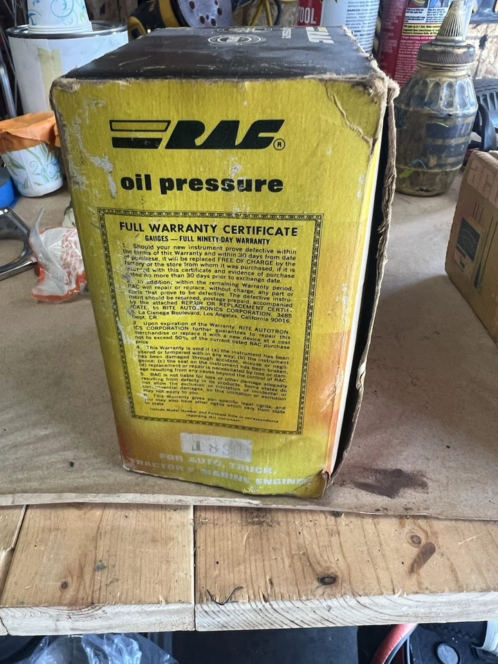 Amperímetro-alternador calibre vintage RAC #360 indica tu velocidad de cambio exacta Foto 4 de 4