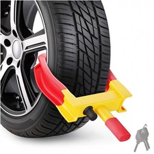 Wheel Clamp Heavy Duty Anti Theft Lock Car Caravan Security Trailer