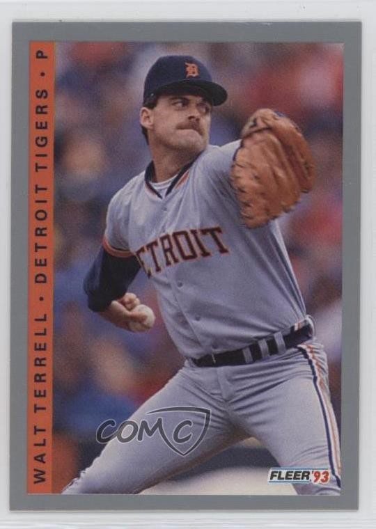 1993 Fleer Walt Terrell #612 0w7