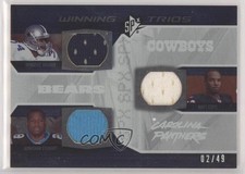2008 SPx Winning Trios Numbered to 49 2/49 Herschel Walker Jonathan Stewart 07bd