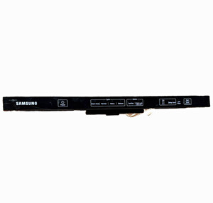 Samsung Dishwasher Control Panel Button Assembly DD64-00129A DD64-00129B Black