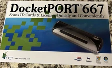 DocketPort 667 Business Card/ID Scanner