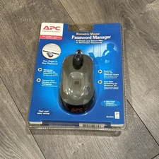 NEW! SEALED! Fingerprint Reader APC Biometric Password Manager Mouse BioM34