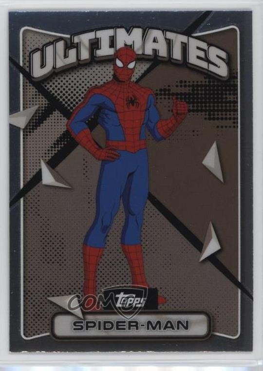 2025 Topps Finest X-Men '97 Uncommon Silver Spider-Man Spider Man #52 12g7