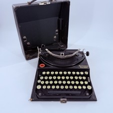 Antique 1926 Remington Portable Model 2 Typewriter W Case Works thumbnail