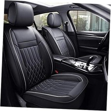 5pcs Car Seat Covers Full Set with 5 PCS Full Set 5 PCS Full Set/Black-White