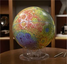 Sky & Telescope's Topographic Moon Globe
