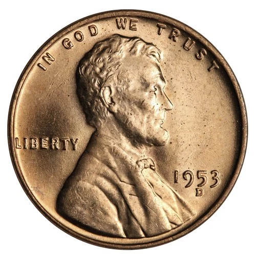 GEM BU RED 1953-D LINCOLN WHEAT CENT PENNY *UPGRADE YOUR ALBUM!*
