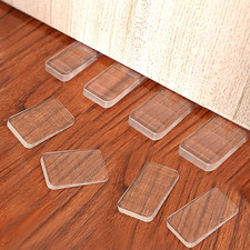 8 Pack Clear Plastic Toilet Shims for Leveling, 3/8" Height