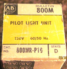Allen Bradley Small Pilot Light 800MR-PT16 SeriesD NEW with FAST SHIPPING 