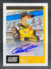 2021 Chronicles Score NASCAR CHRISTOPHER BELL Joe Gibbs Dewalt Auto Autograph SP