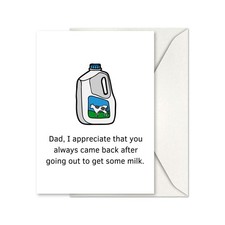 Funny Card for Dad Happy Birthday, Father s Day from daughter, son, all o...