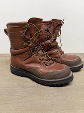 Orvis Danner Leather Hunting Boots Men 9 EE Brown USA Made Gore-Tex Vibram 200G
