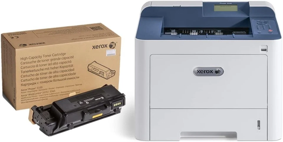 Xerox Phaser 3330 Duplex Network & USB A4 Mono Laser Printer - Full Level Toner - Image 4 of 4