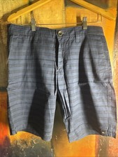 Quicksilver Board Shorts Men’s 31 Cotton Blue Tribal Hawaiian Print NWOT