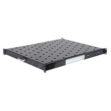 Aeons 1U 19" Sliding Rack Server Shelf Vented Adjustable 22" Heavy Duty IT