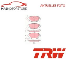 SATZ BREMSBELÄGE BREMSKLÖTZE VORNE TRW GDB3356 A FÜR MAZDA RX-8 1.3 1.3L
