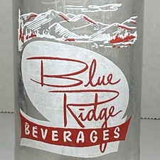 VTG Blue Ridge Beverages Soda Bottle Uniontown PA 8oz Coca-Cola Red & White ACL