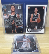 Topps Egor Demin Rookie Brooklyn Nets 2023-24 Topps Chrome/Bowman U Lot (3)