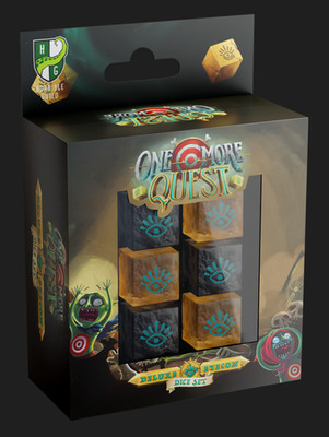 HG160 Horrible Guild Game Studio One More Quest: Deluxe Eyecon Dice Set