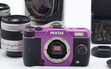 PENTAX Q10 Mirrorless Camera Double Zoom Purple 365 Shutter Count Exc 5 Japan