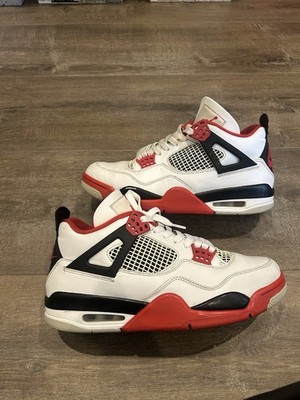 Size 9 - Nike Air Jordan 4 Retro OG Fire Red 2020 Men's | eBay