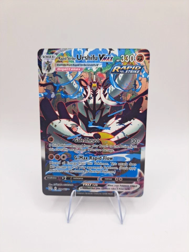 ポケモントレーディングカードゲームラピッドストライクウルシフVMAXプレミアム Rapid Strike Urshifu VMAX Pokémon TCG Cards for sale | eBay