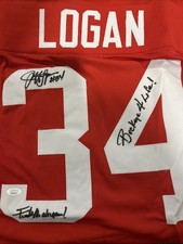 Jeff Logan Autographed Ohio State Jersey Inscribed F*** Michigan! JSA