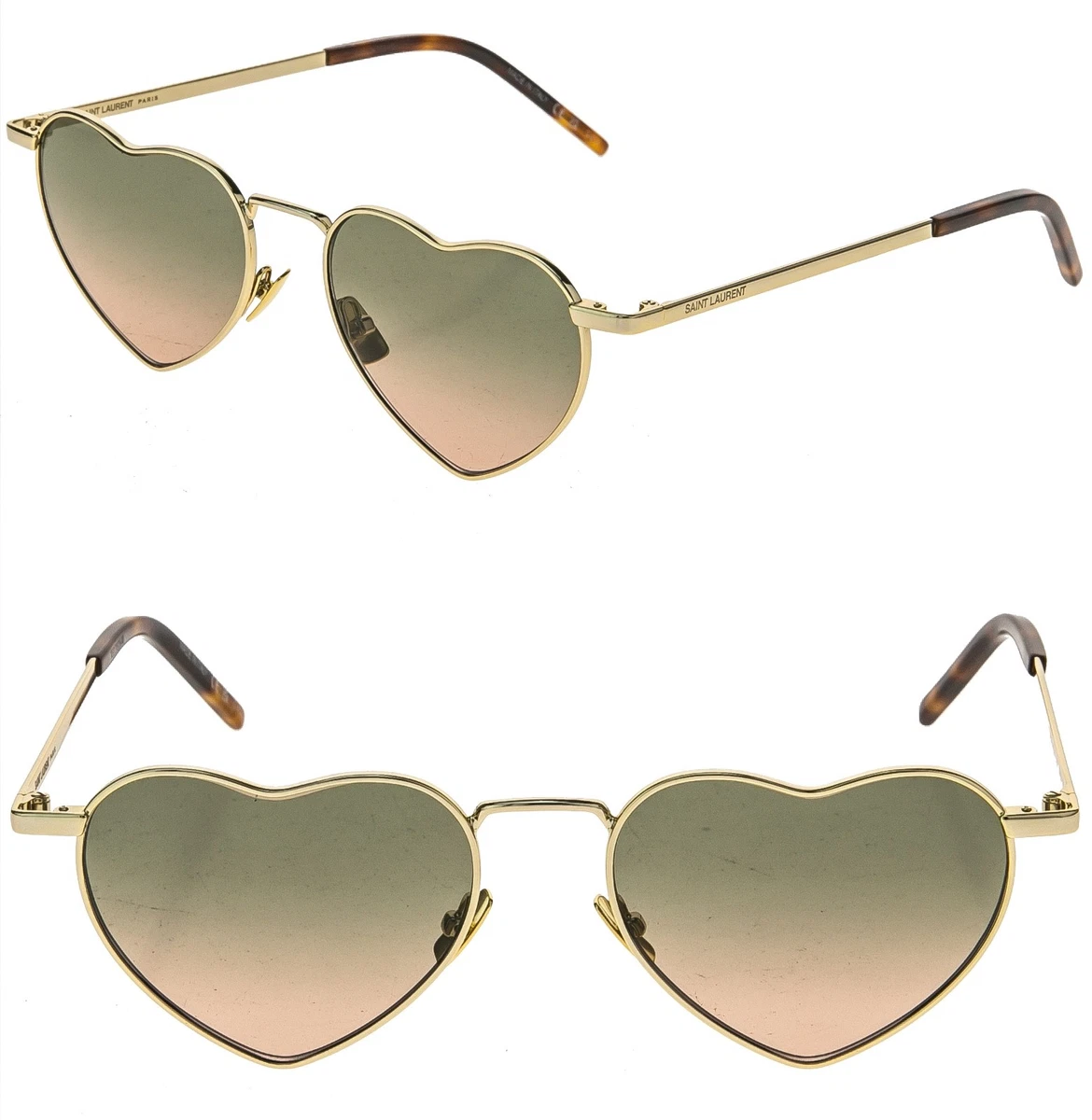 Saint Laurent Gold Sunglasses for Women for sale | eBay