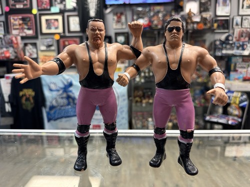 1987 WWF LJN Wrestling Superstars Hart Foundation ...