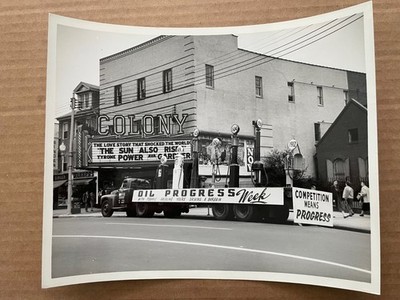 1957 GAS PUMPS Parade Float Norfolk VA COLONY THEATRE Power Gardner Sun Photo #6