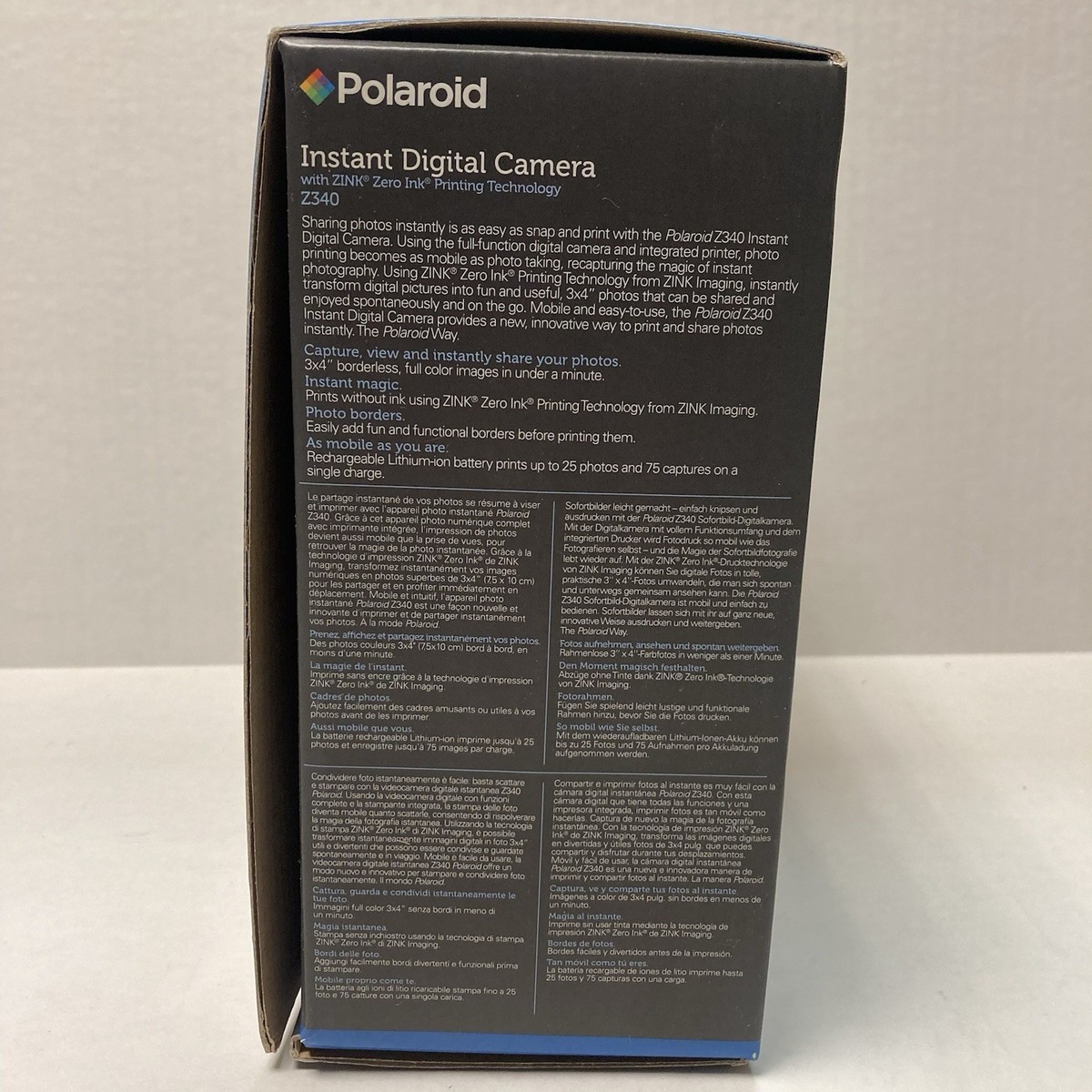 Polaroid Z340 14.0MP Digital Camera - Black (with Universal Polaroid Z340 14.0MP Digital Camera - Black (with Universal