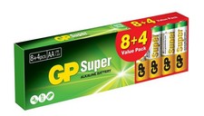 4891199185250 BATERIA SUPER ALKALINE AA LR6 1.5V 12 SZTUK GP BATTERY
