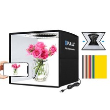 Portable Photo Light Box, 10"x10" Professional Dimmable Shooting Tent kit wit...