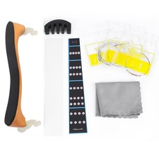 Professional 4/4 Violin Shoulder Rest String Mute Fretboard Sticker Set