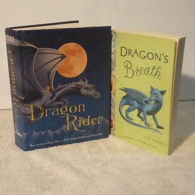 lot of two(2) books dragon theme/fiction/ fantasy genre