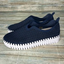 Ilse Jacobsen Tulip Indigo Navy Size 39 US 8.5-9 Platform Blue