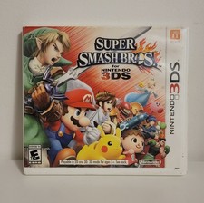 Super Smash Bros. 3DS Case And Manual Only - NO GAME