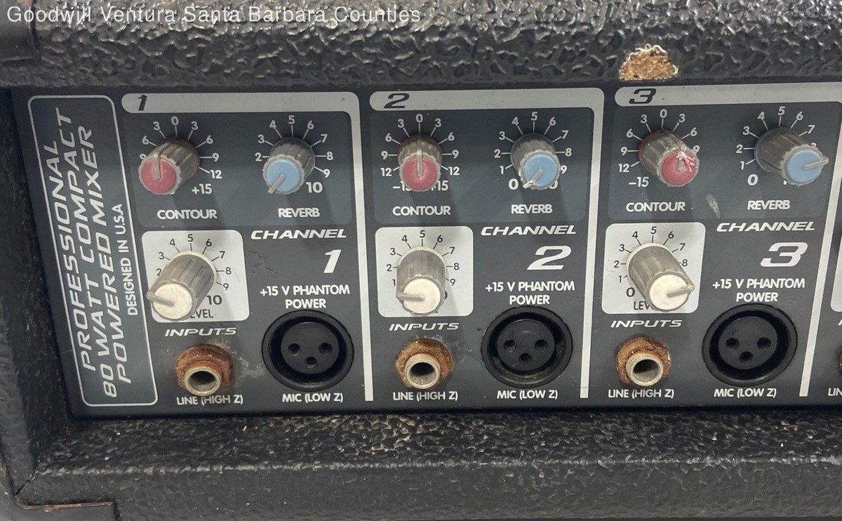 Peavey MP400 80 Watt Compact Powered Mixer | eBay