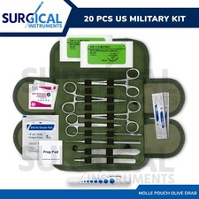 U.S. Military Supplies Medical Case with Implements Olive Drab Case German Grade